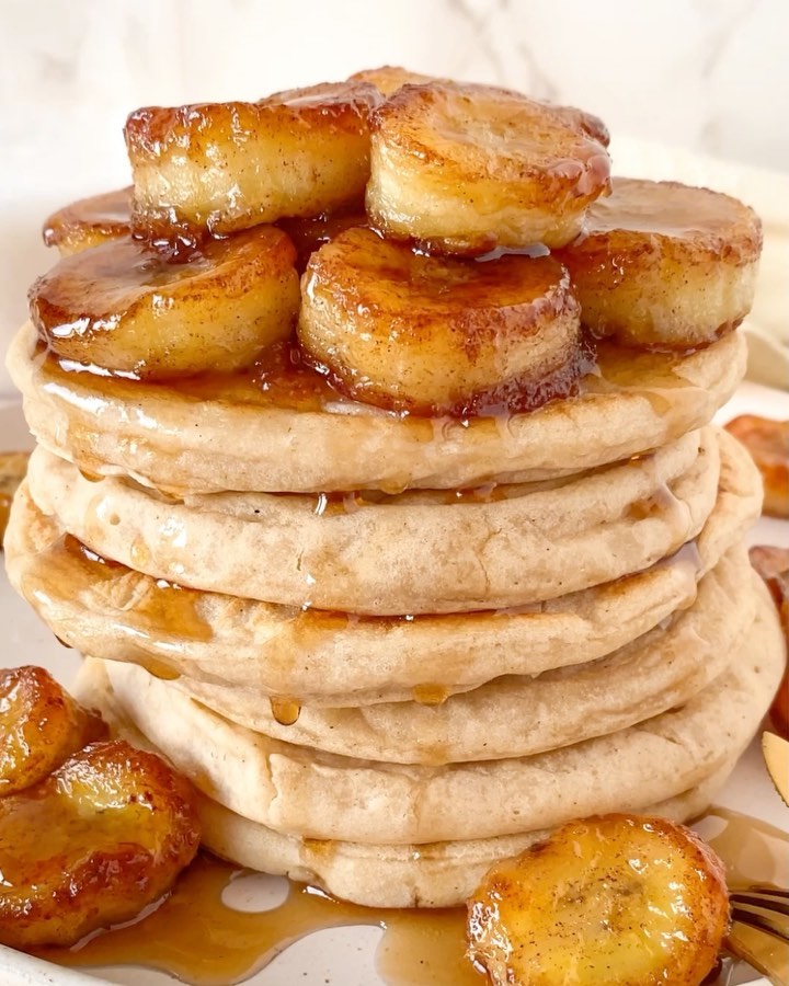Caramelized Banana Pancakes