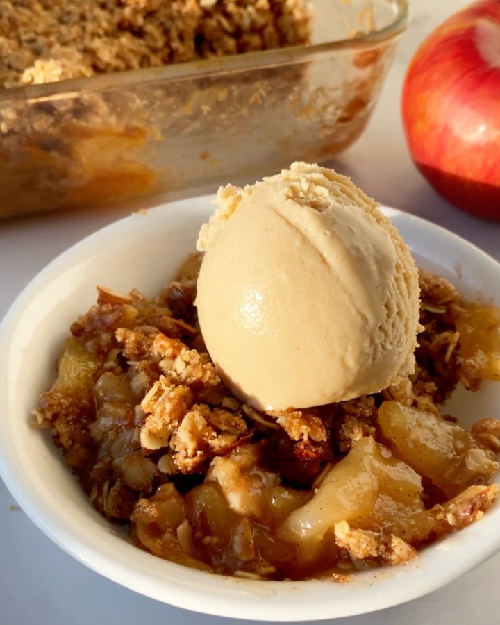 Easy Vegan Apple Crumble