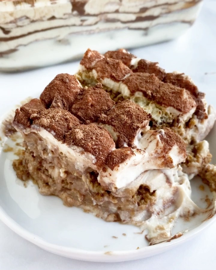 Easy Creamy Vegan Tiramisu