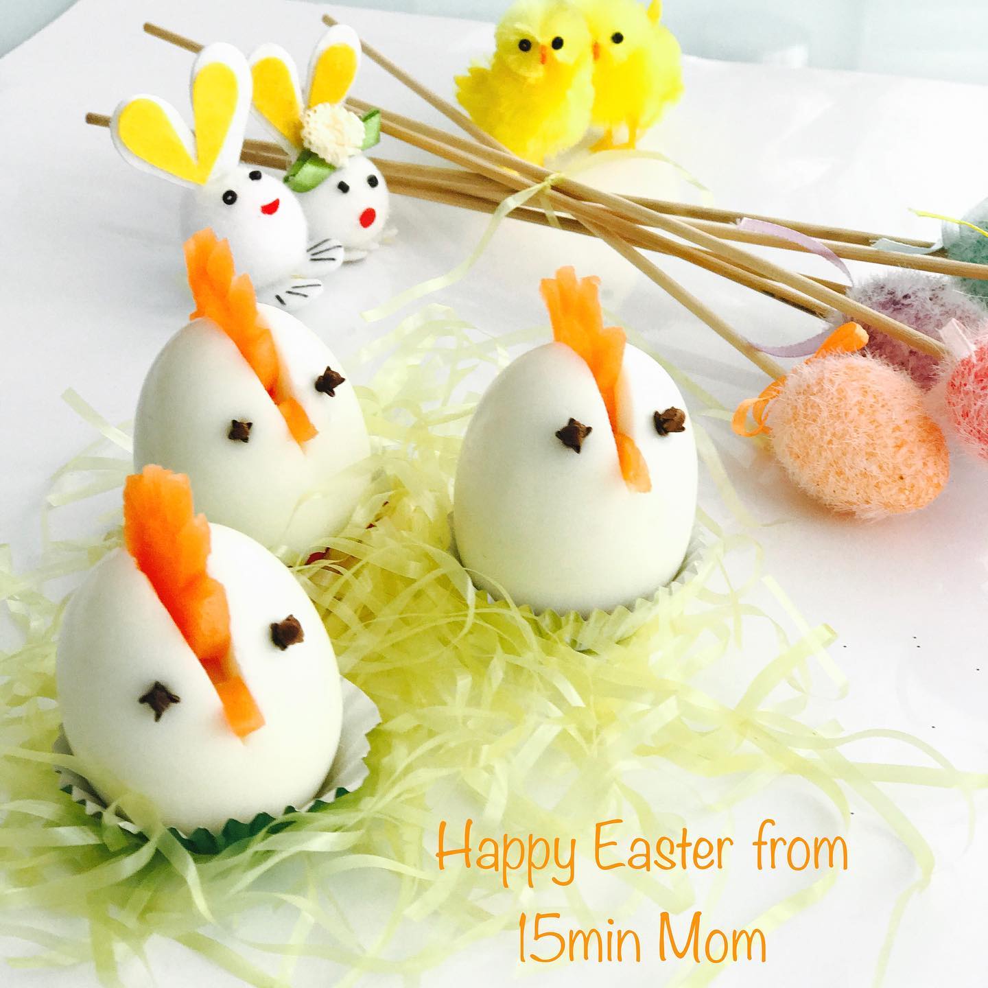 Easter Boiled Egg Hen Decorations