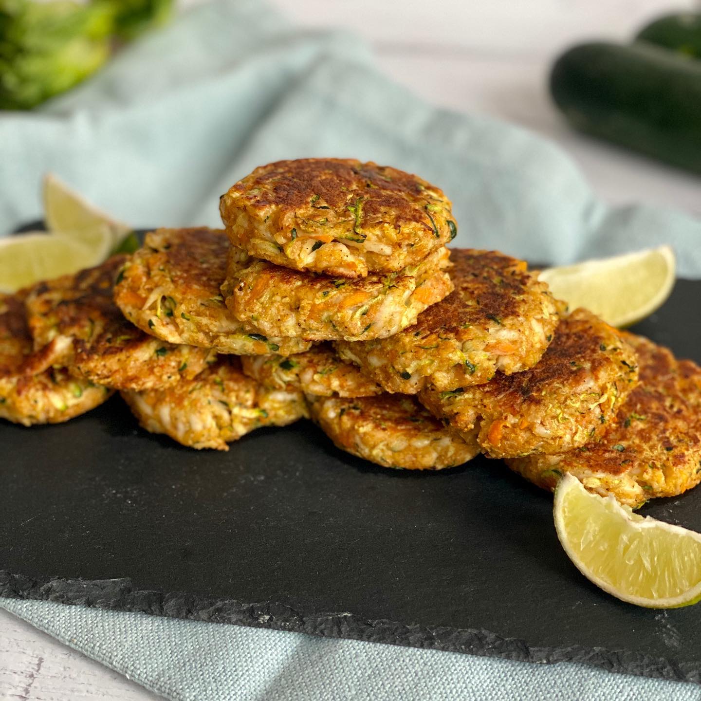 Halloumi and Zucchini Fritters