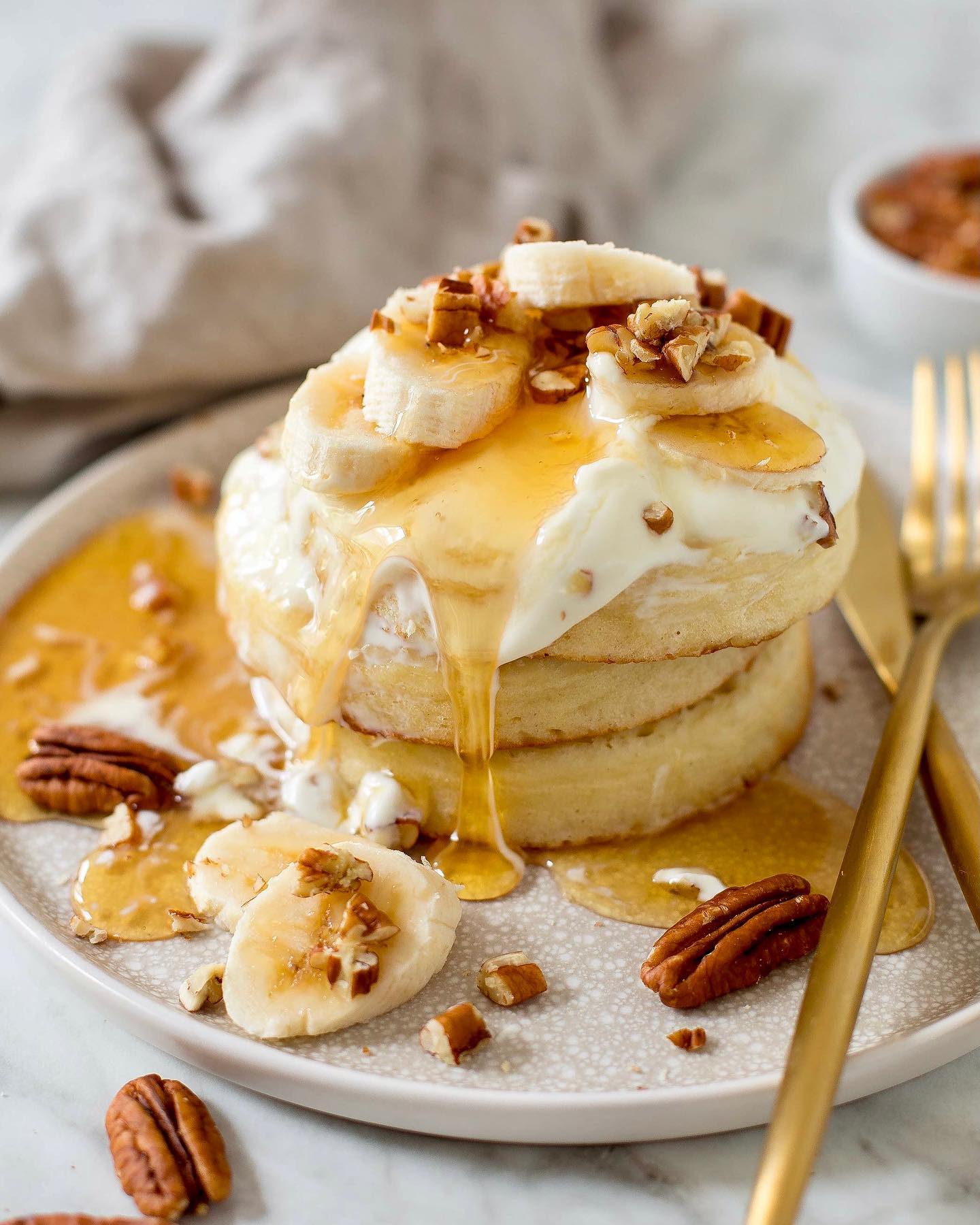 Fluffy Homemade Crumpet Stack