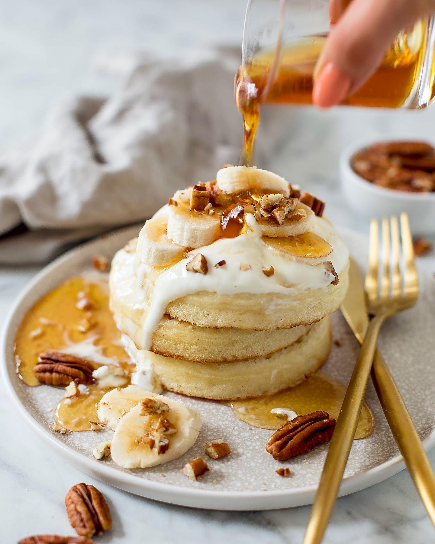 Fluffy Homemade Crumpet Stack