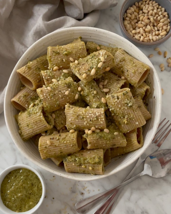 Asparagus Pesto Paccheri Pasta