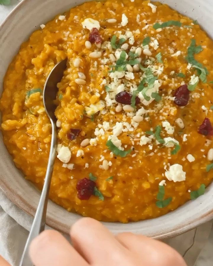 Creamy Roasted Pumpkin Risotto