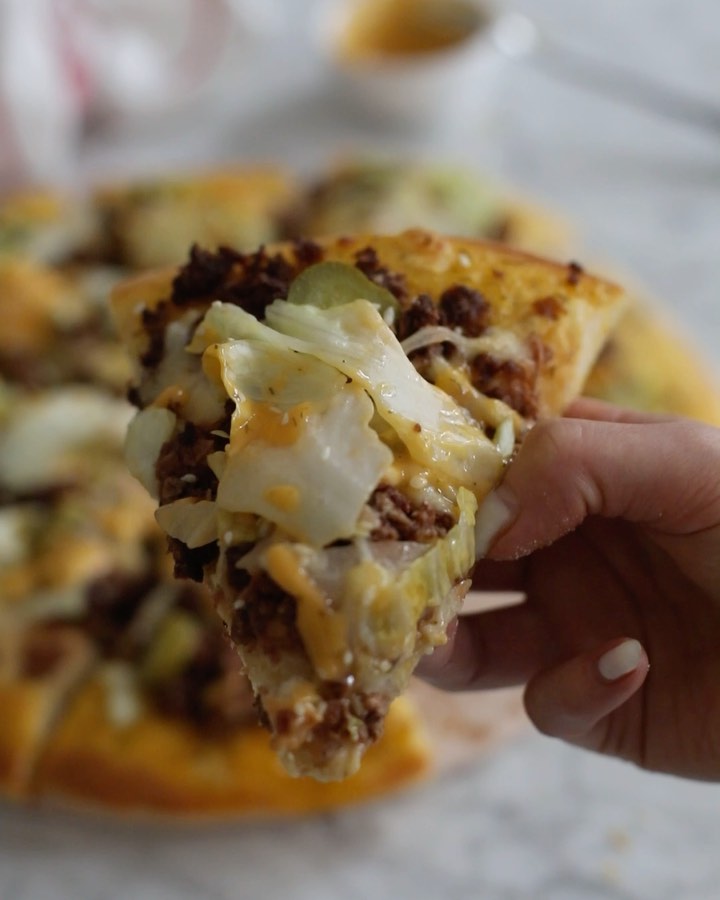 Vegan Big Mac Pizza
