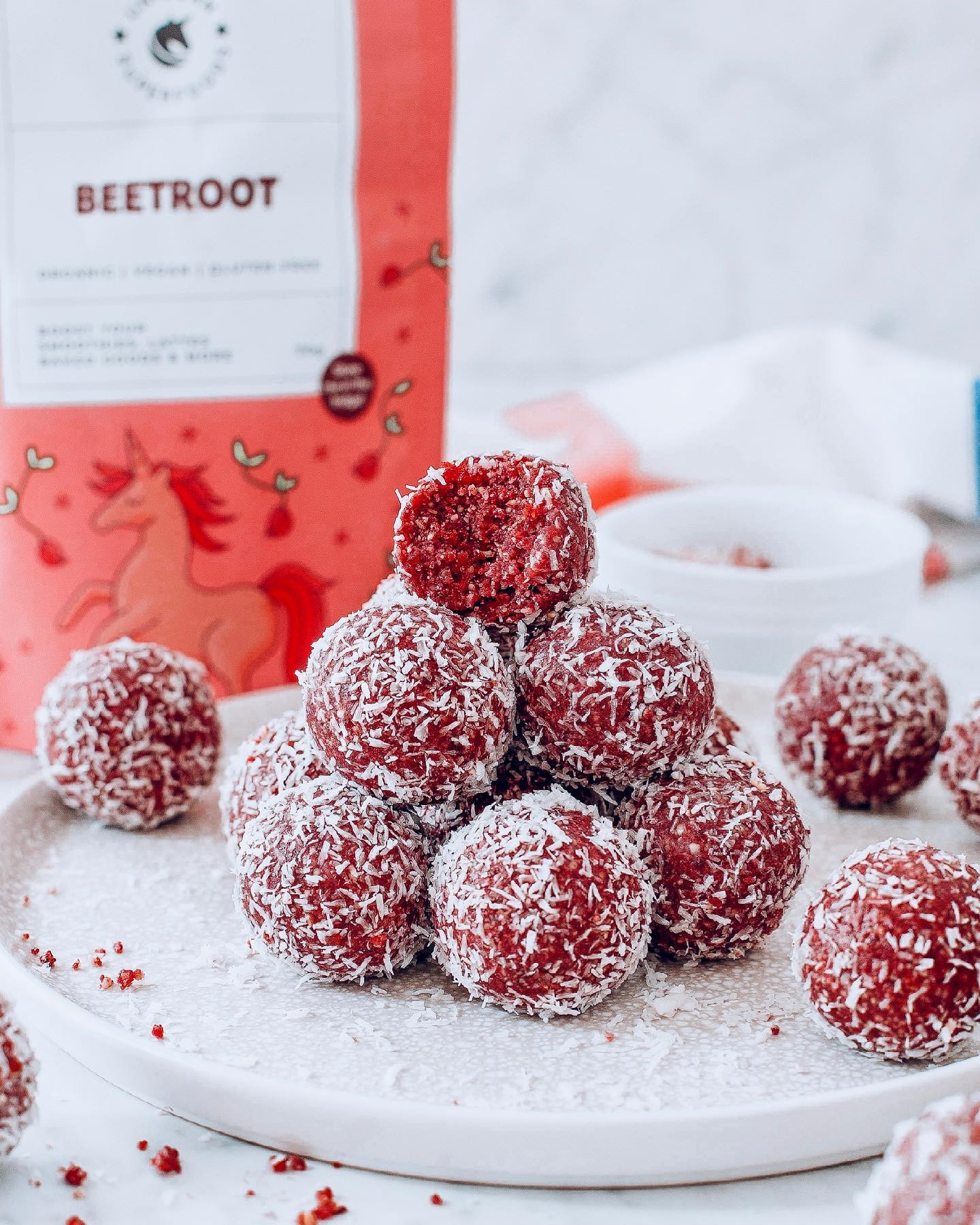 Red Velvet Bliss Balls