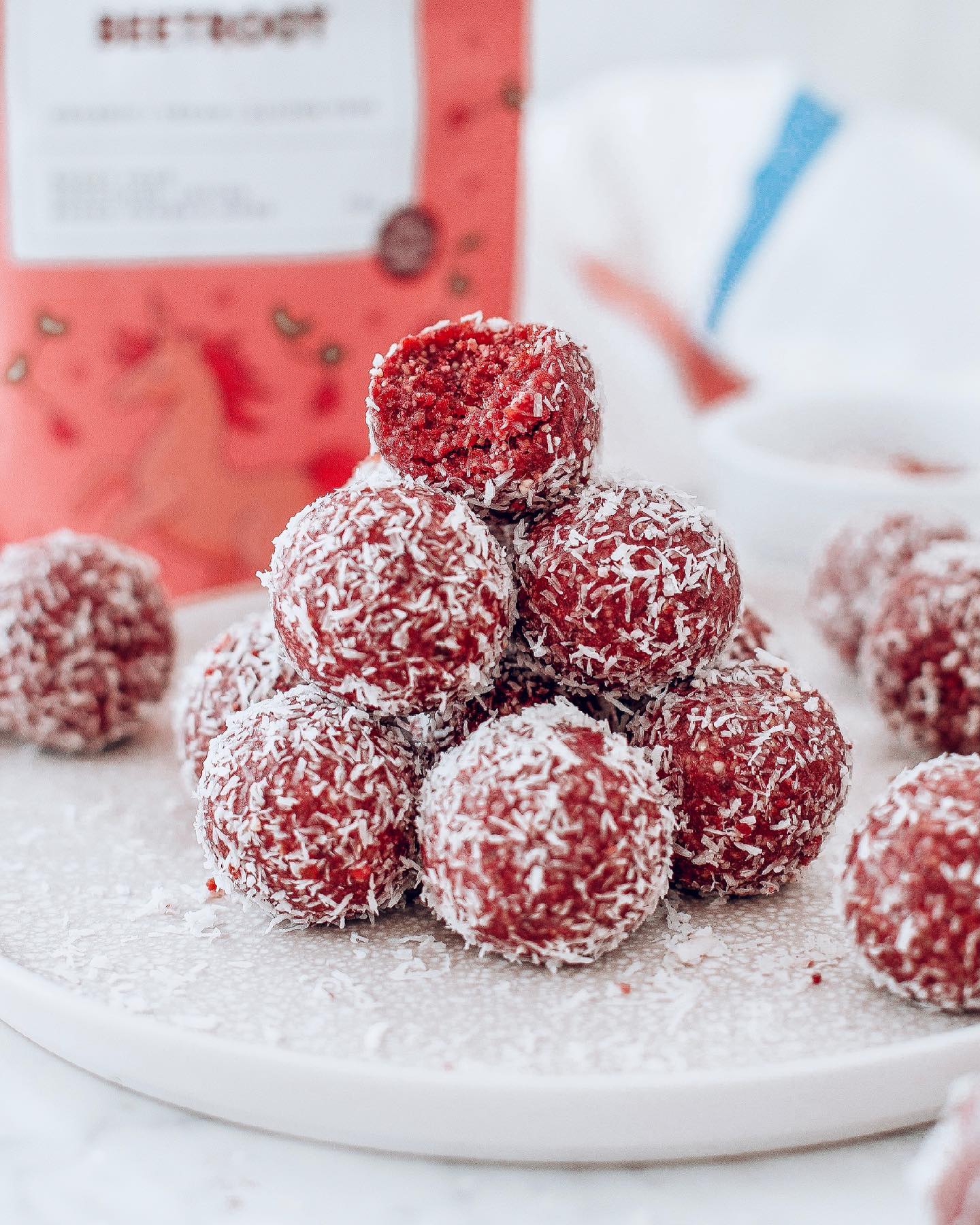 Red Velvet Bliss Balls