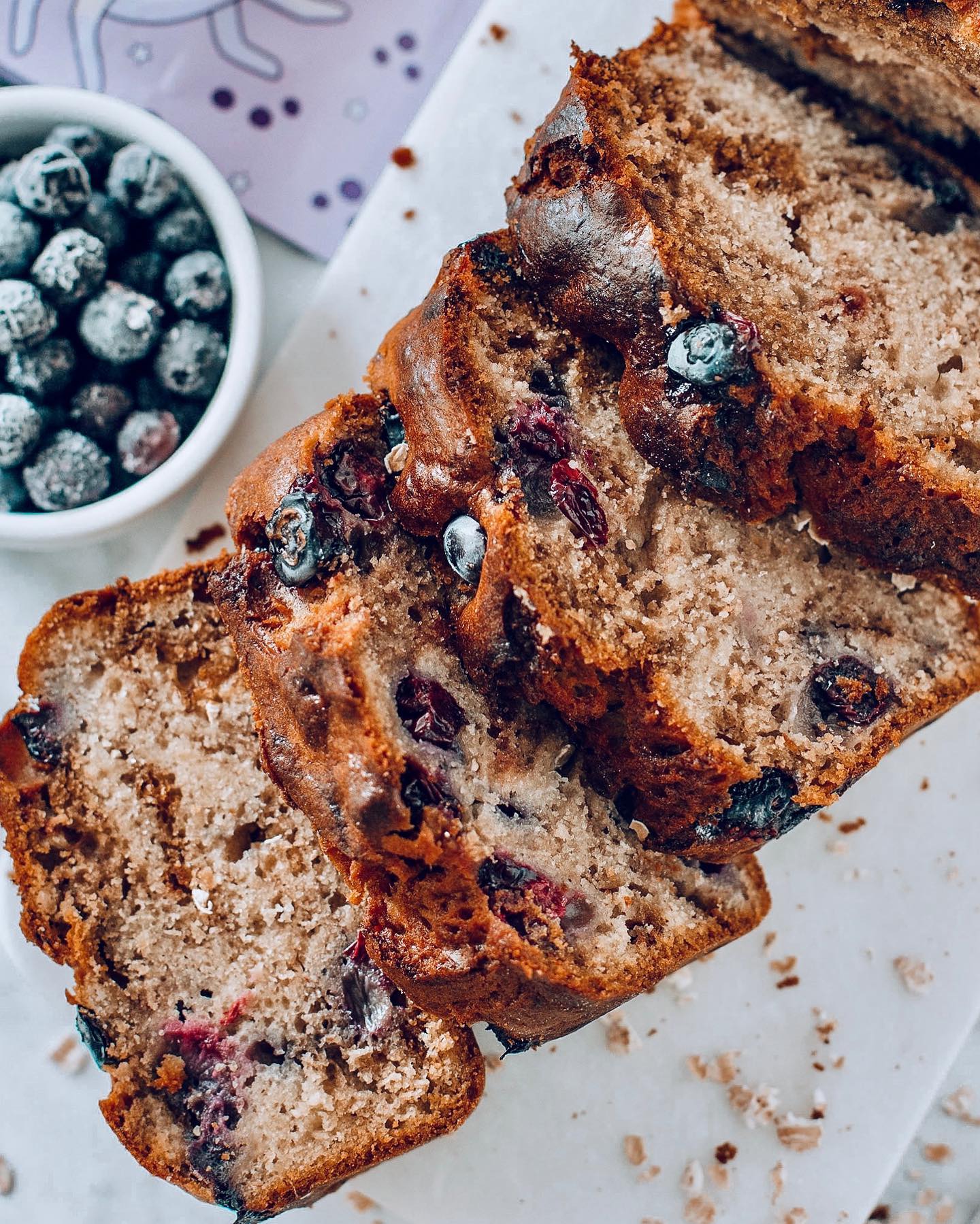 Wholemeal Blueberry Loaf