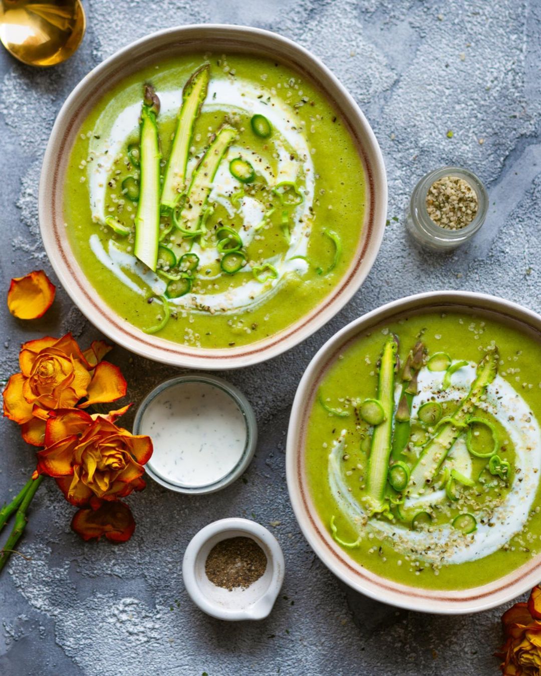 Vegan Celery Asparagus Cream Soup