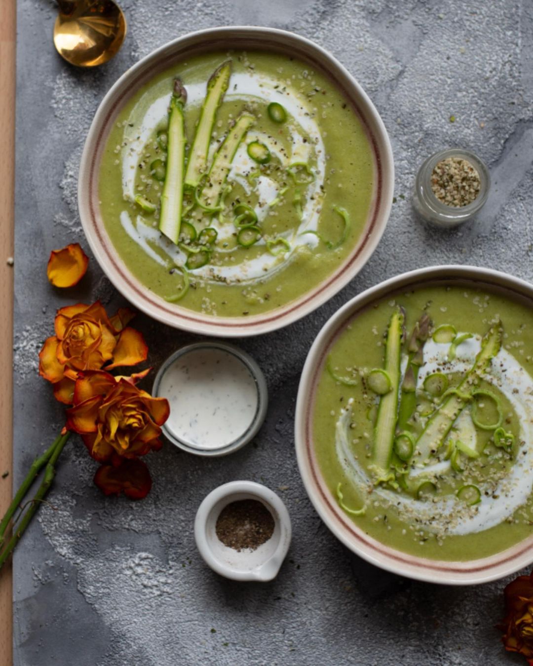 Vegan Celery Asparagus Cream Soup