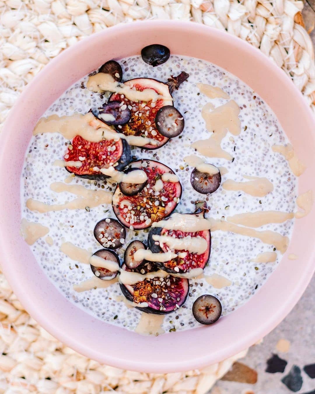 Coconut Chia Soaked Bircher Breakfast