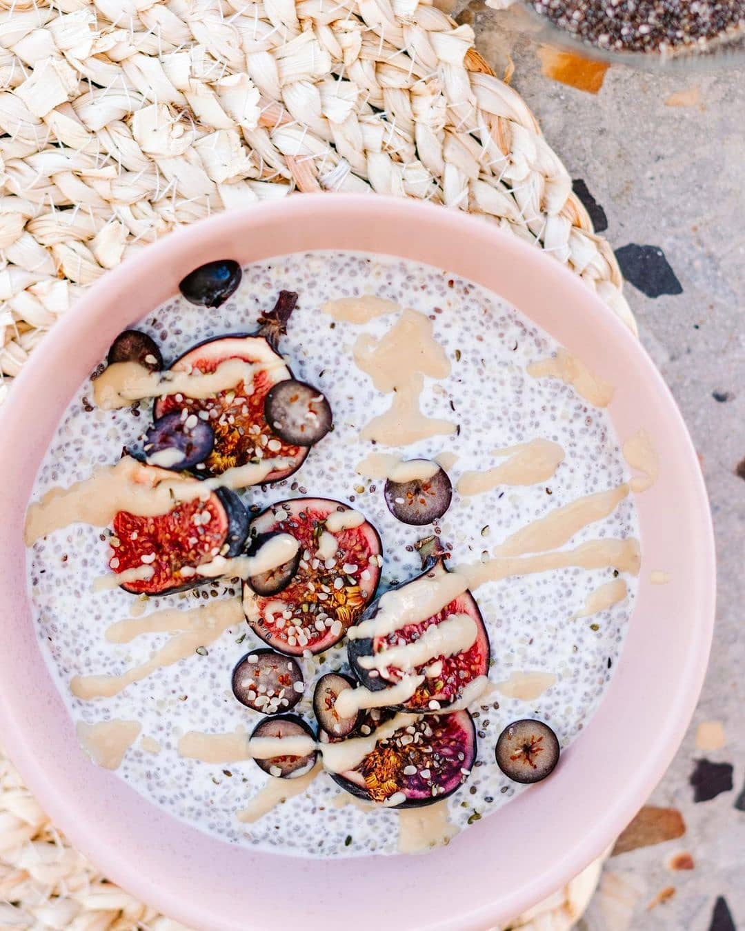 Coconut Chia Soaked Bircher Breakfast
