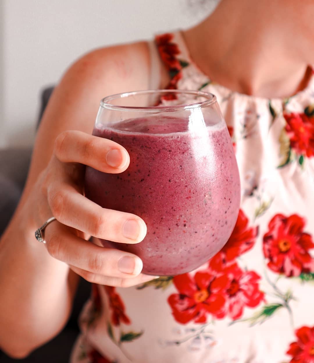 Banana Berry Protein Smoothie