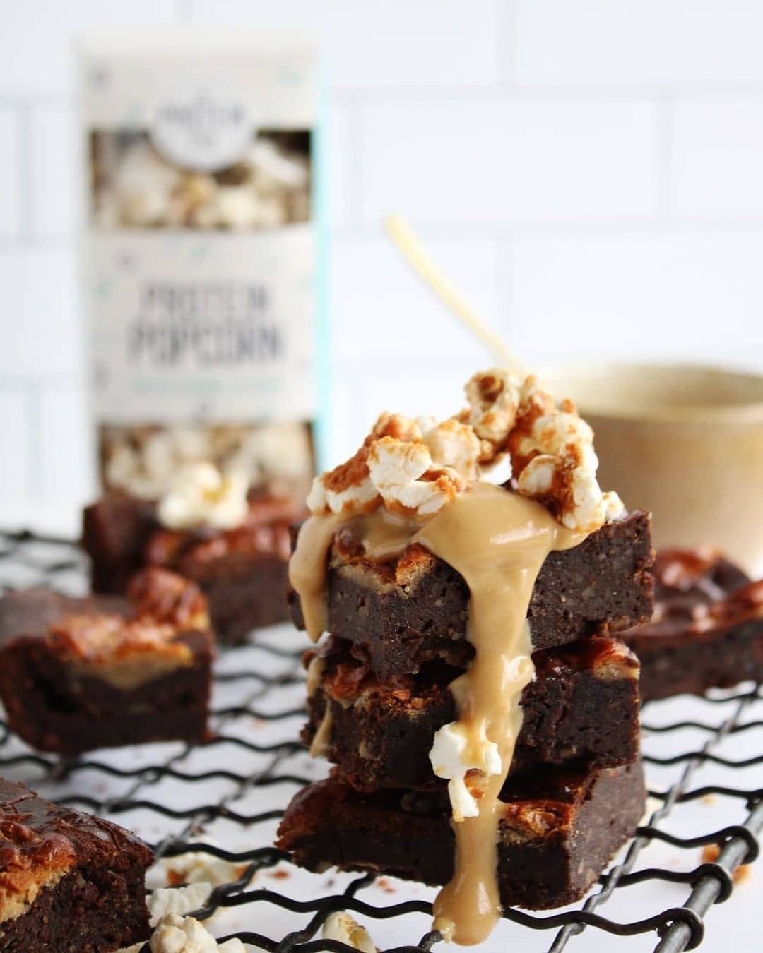Boujee Nut Butter Swirl Brownies