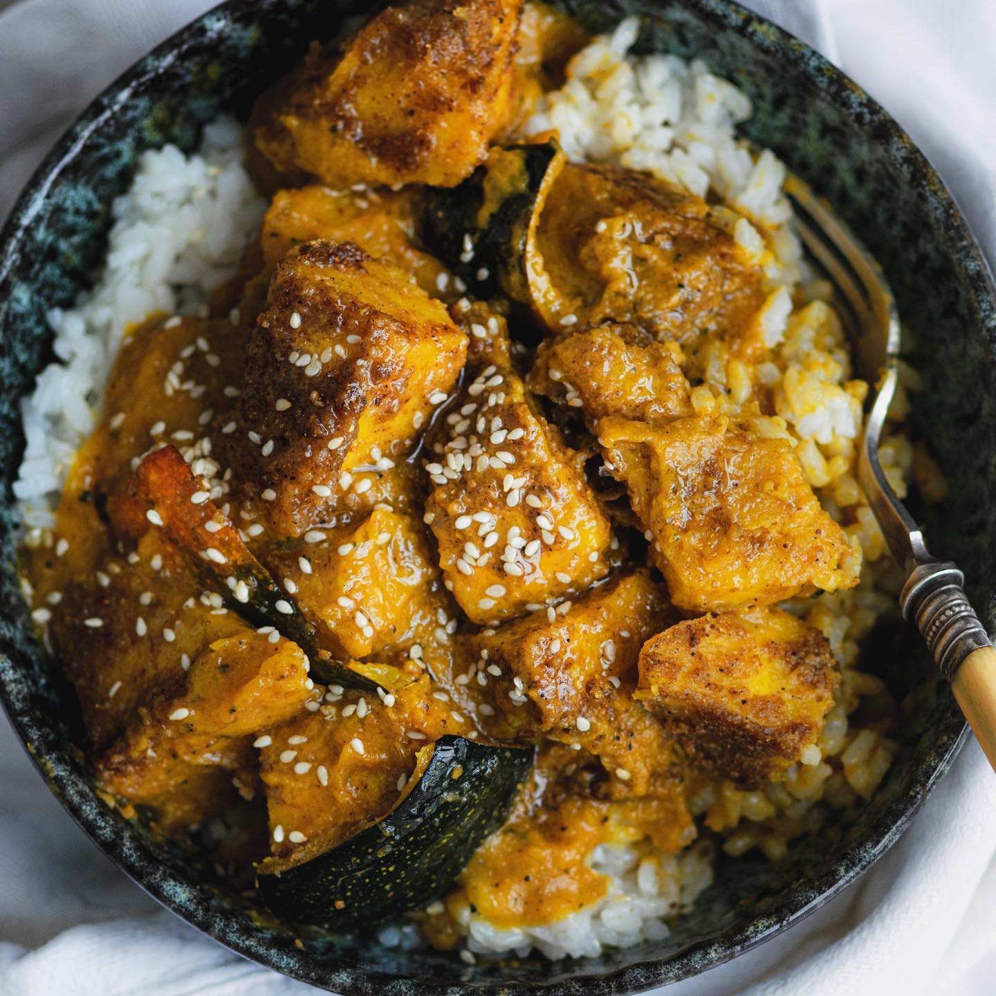 Vegan Squash Katsu Curry