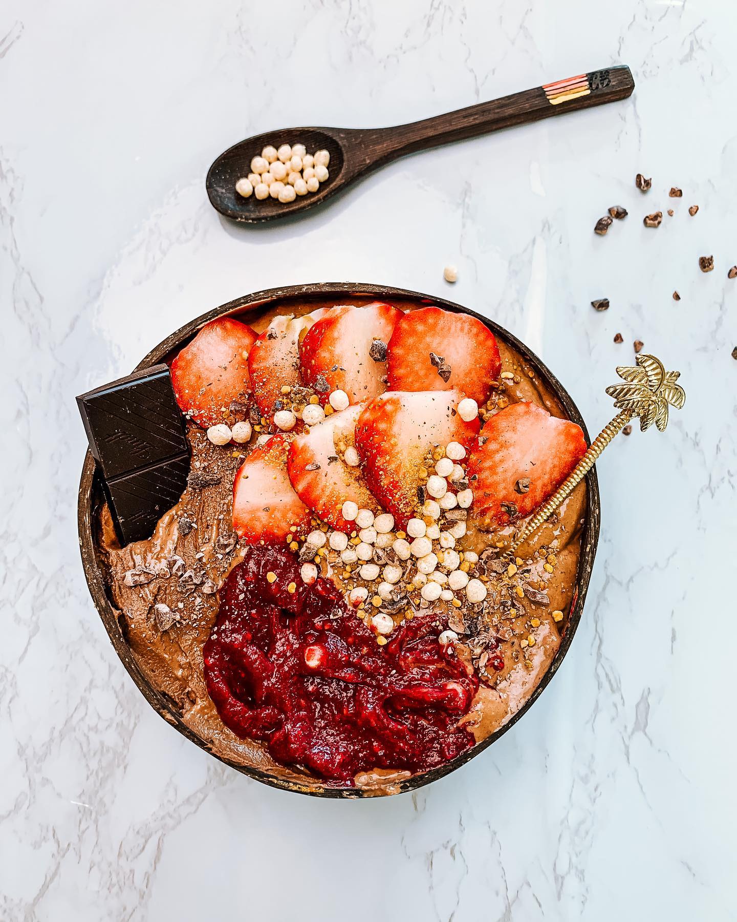 Decadent Chocolate Cake Smoothie Bowl