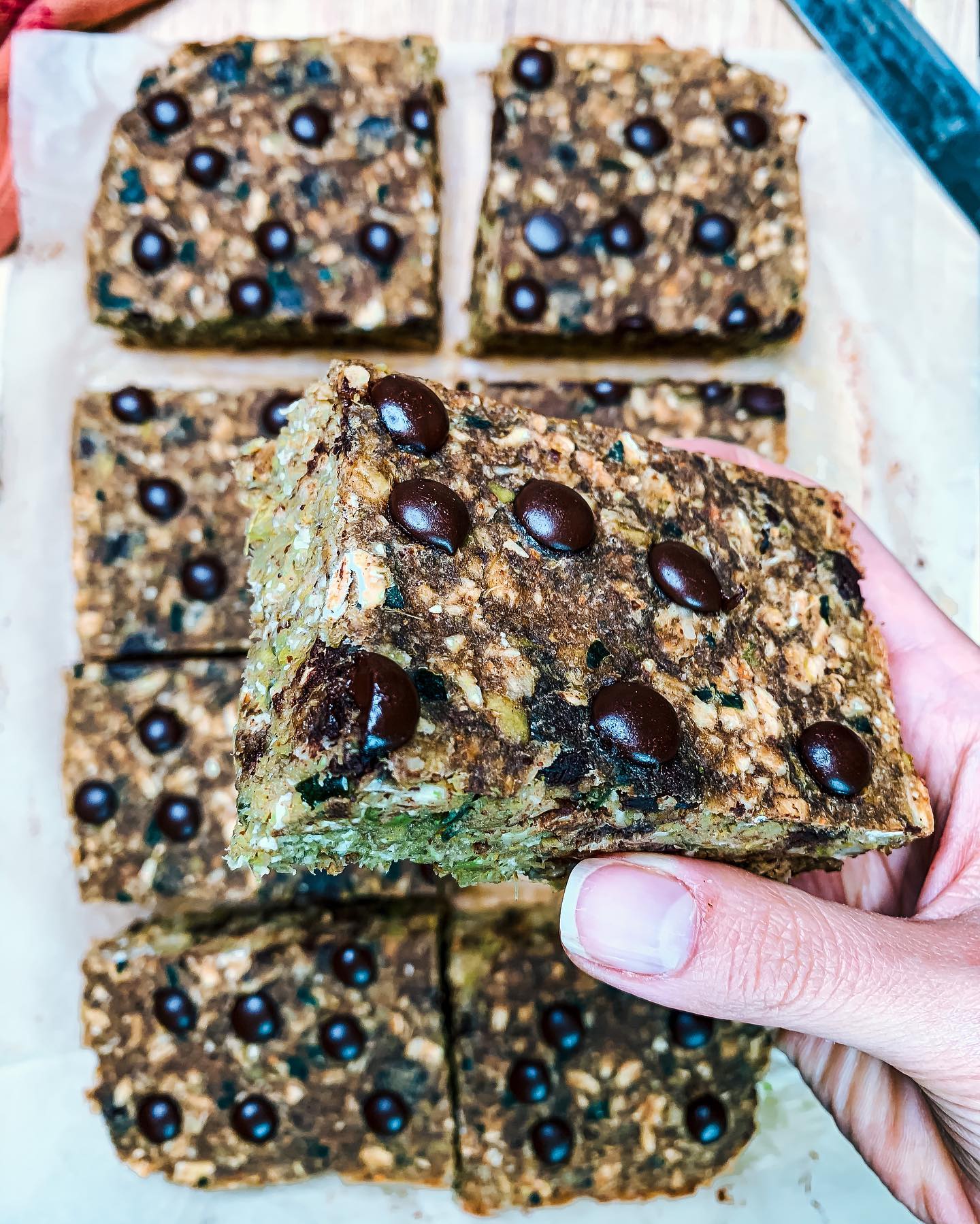 Protein Banana & Chocolate Chip Oat Bars