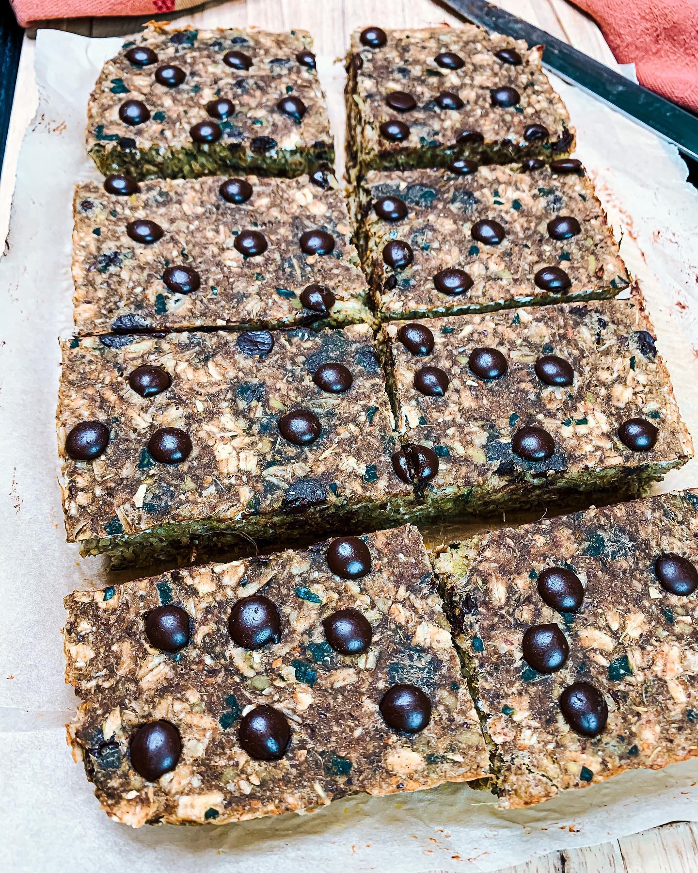 Protein Banana & Chocolate Chip Oat Bars