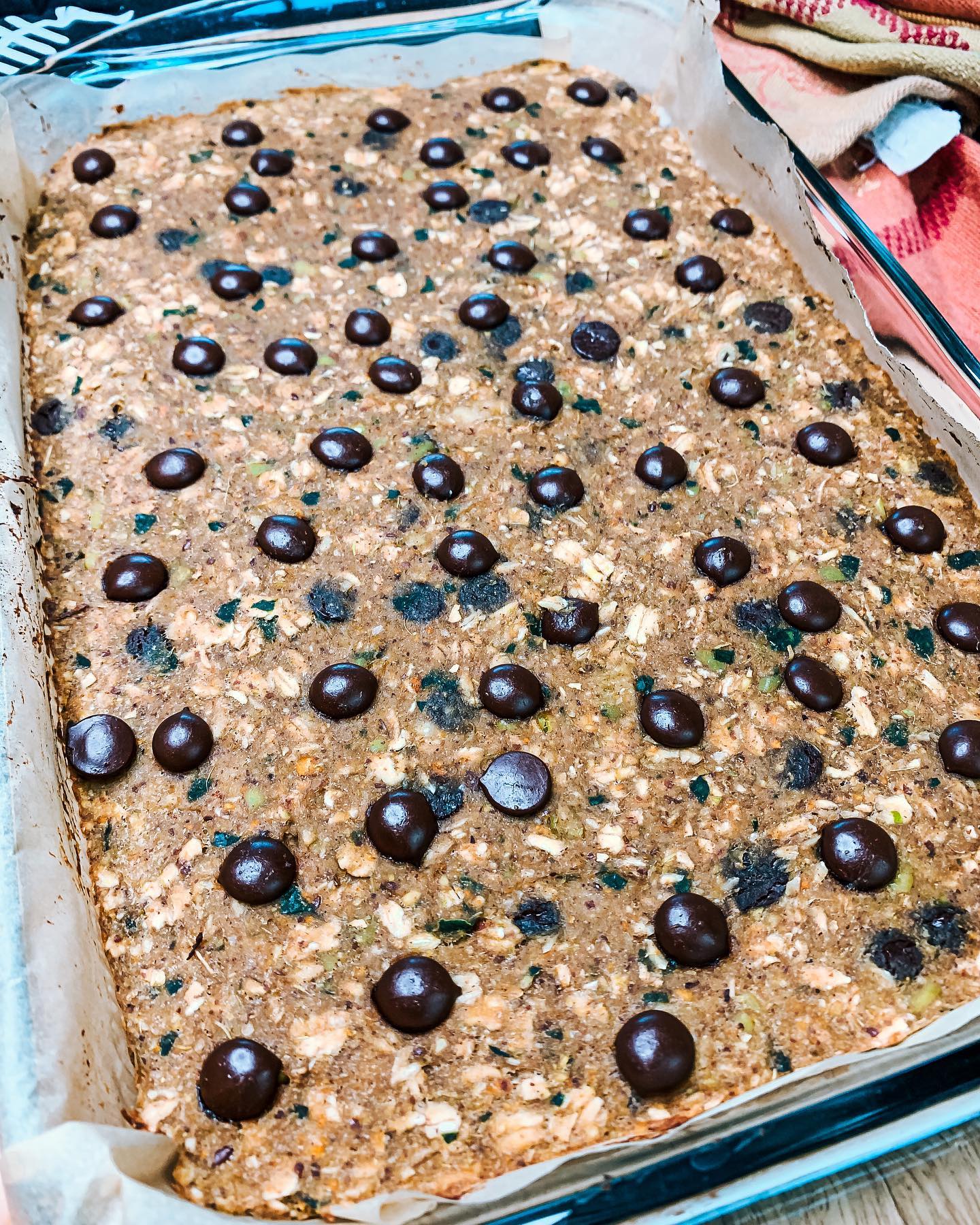 Protein Banana & Chocolate Chip Oat Bars