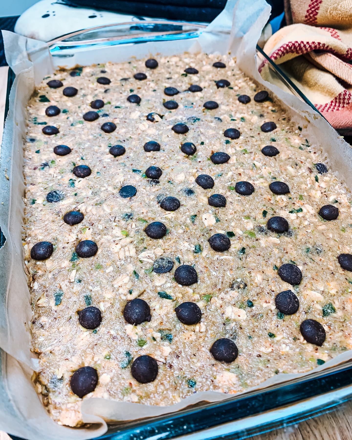 Protein Banana & Chocolate Chip Oat Bars