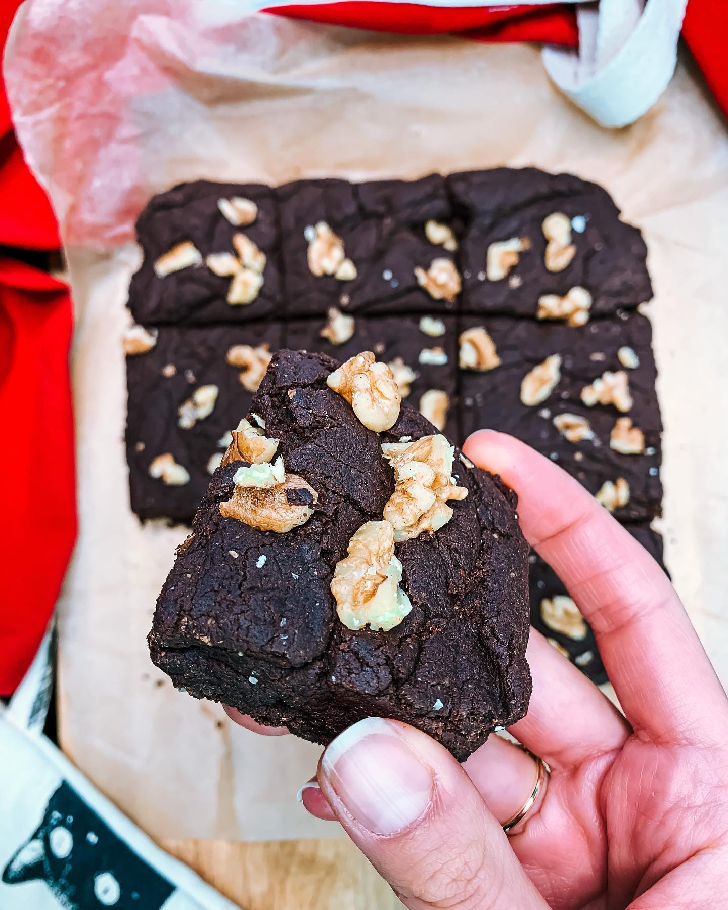Fudge Dark Chocolate Brownies