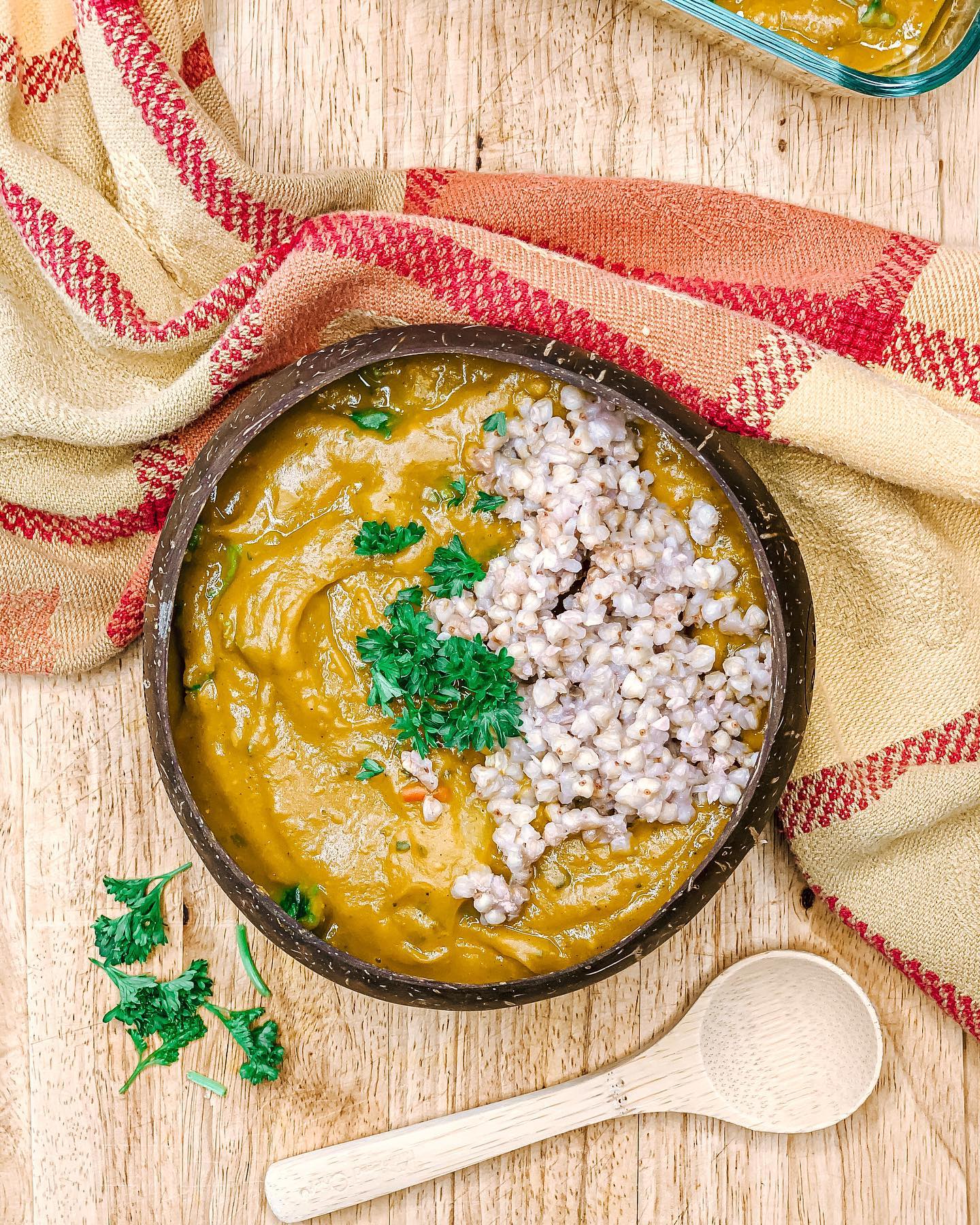 Creamy Pumpkin Curry Soup for Vegan Thanksgiving