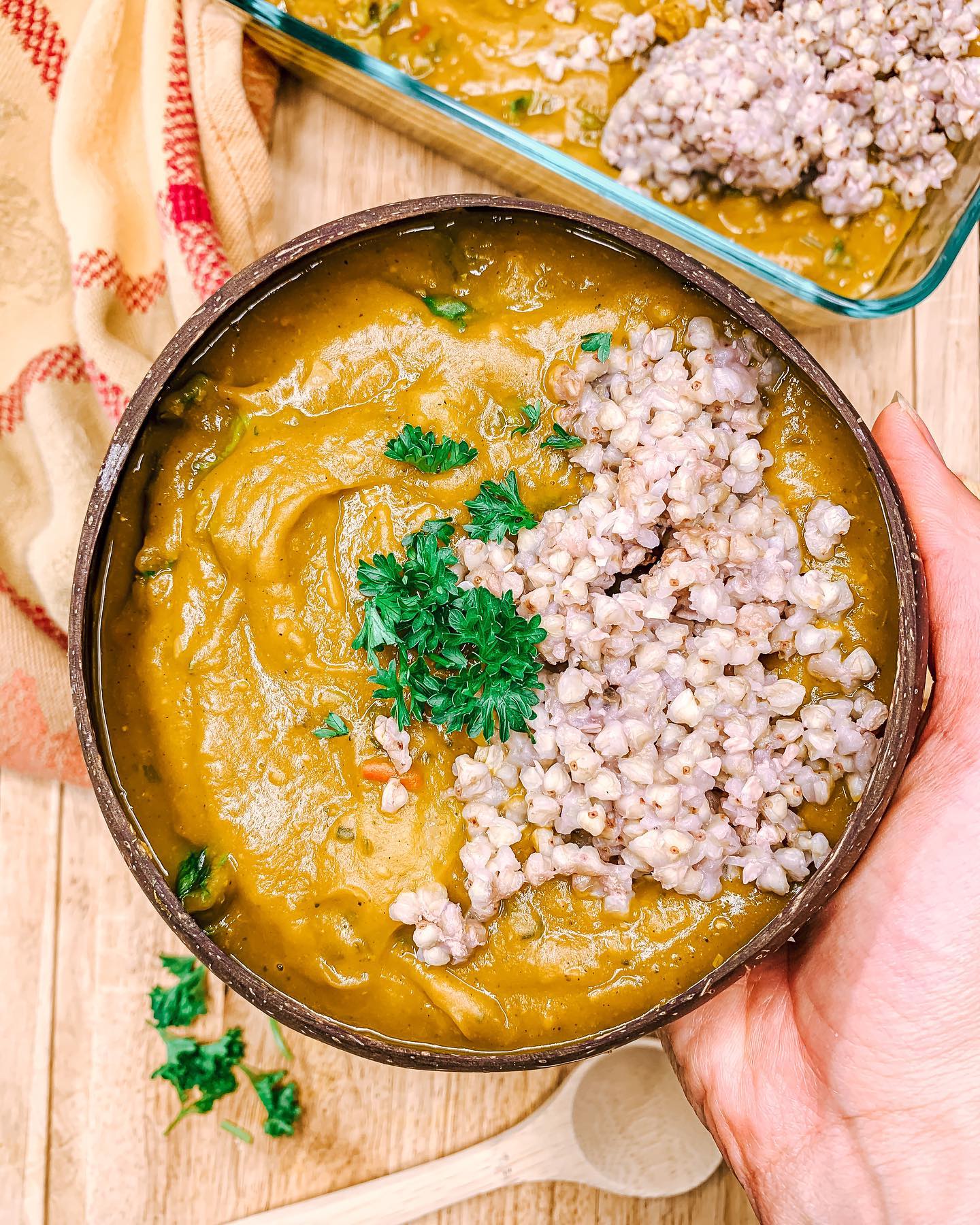 Creamy Pumpkin Curry Soup for Vegan Thanksgiving