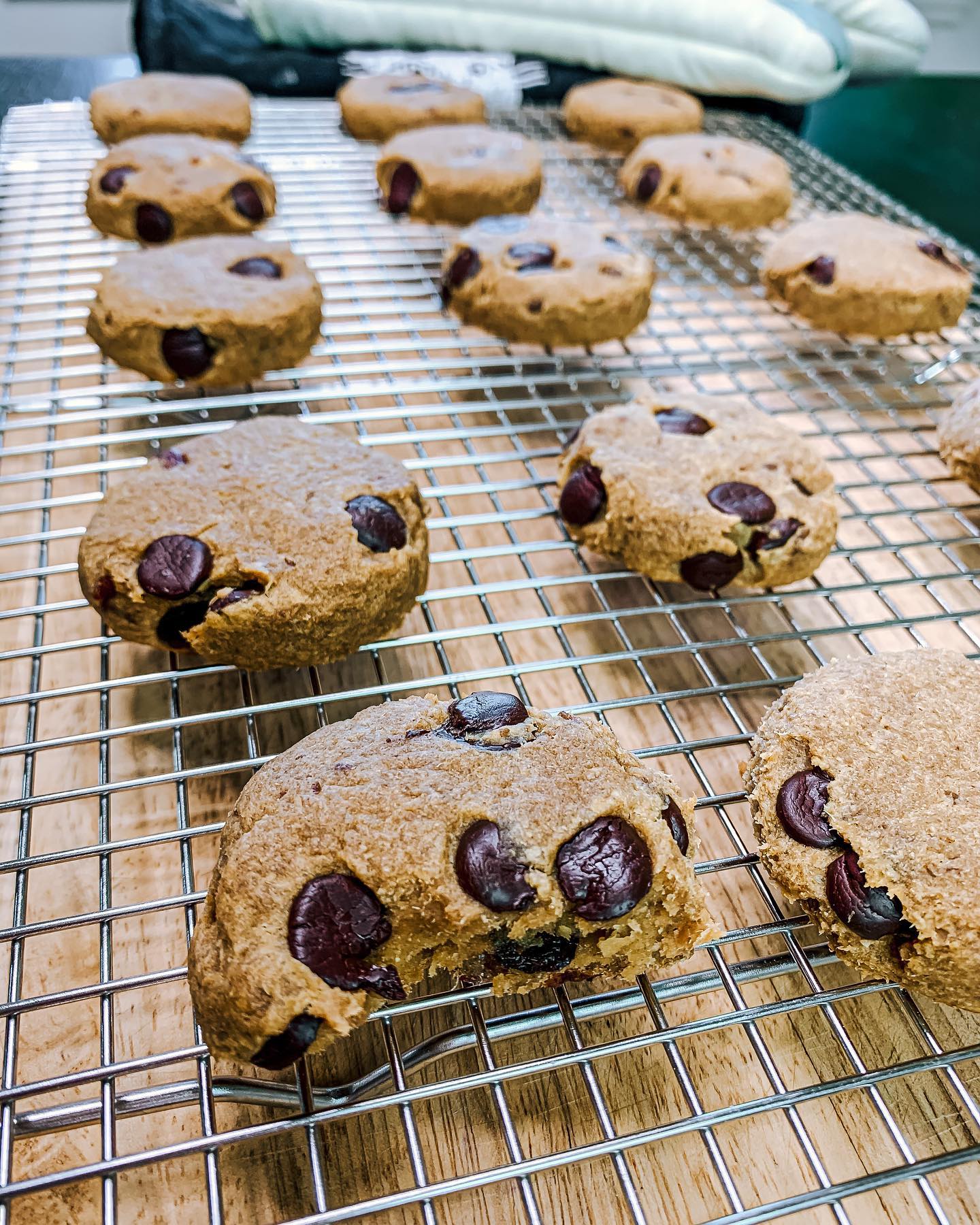Guilt-Free Peanut Butter Chocolate Chip Cookies