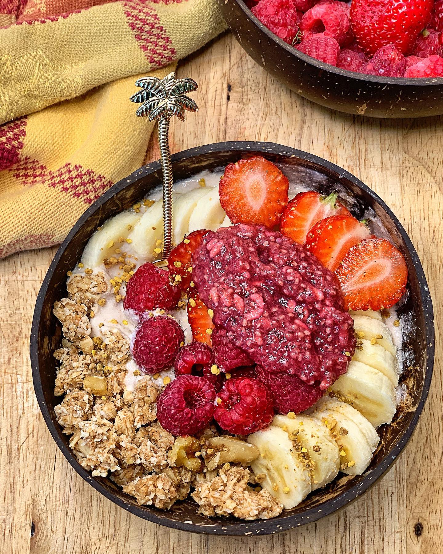 Easy Vegan Breakfast Bowl with Homemade Granola