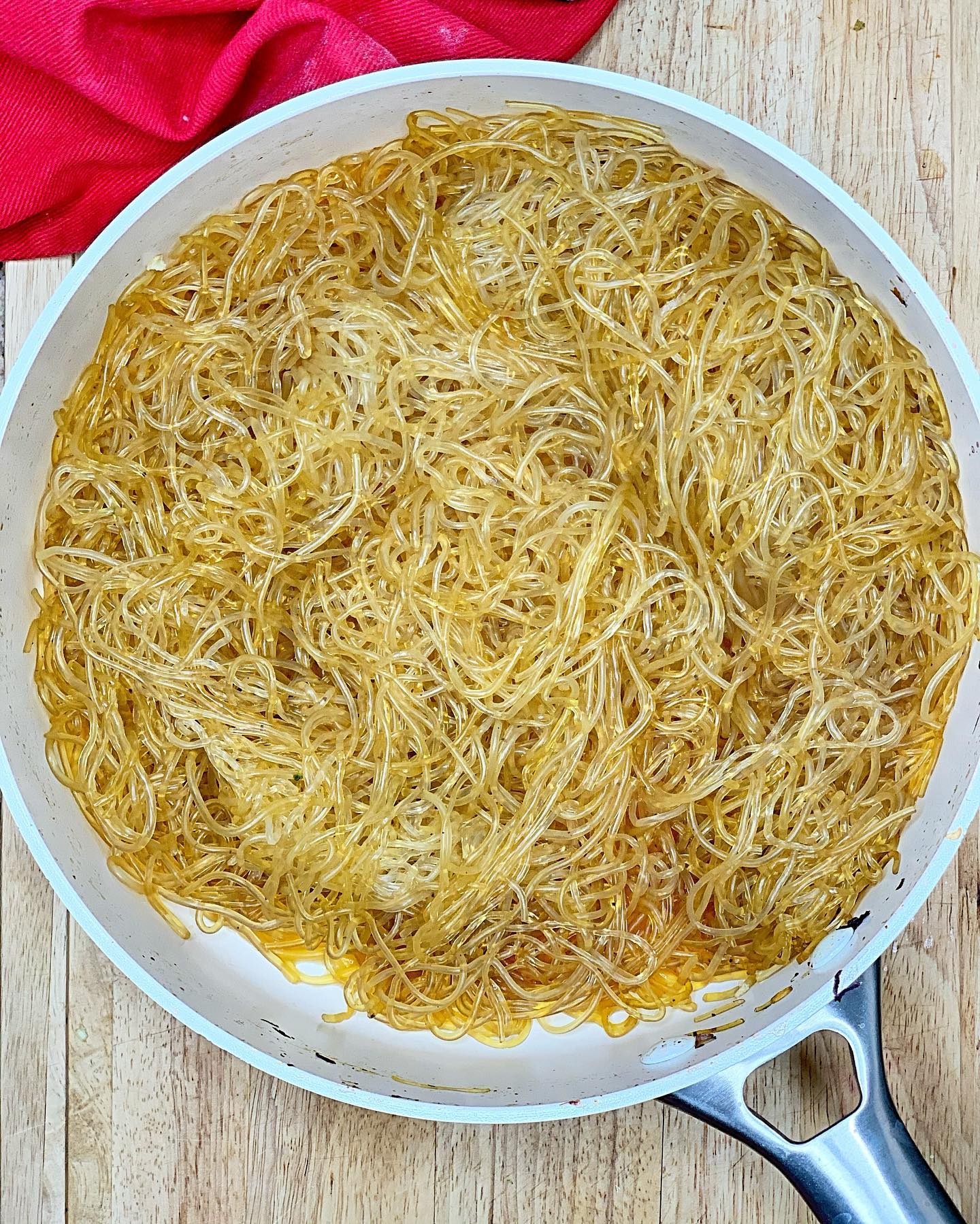 Teriyaki Kelp Noodles with Crispy Tofu