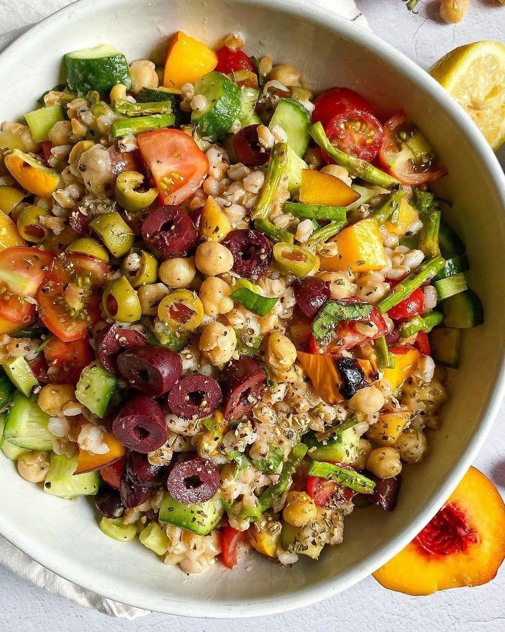 Hearty Mediterranean Farro Salad