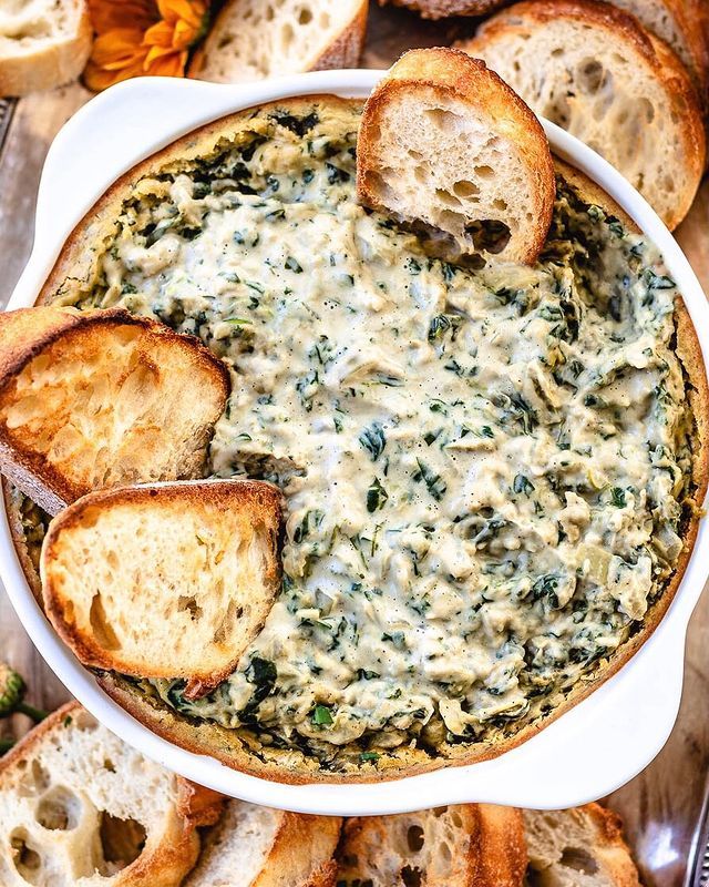 Plant-Based Spinach and Artichoke Dip