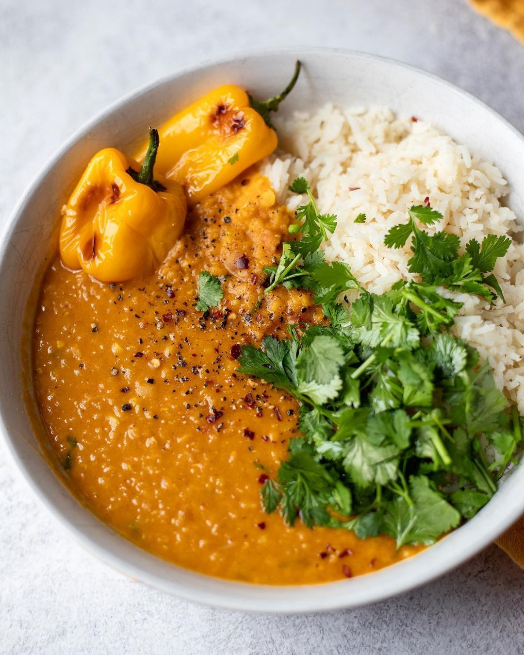 Coconut Curry with Split Red Lentils
