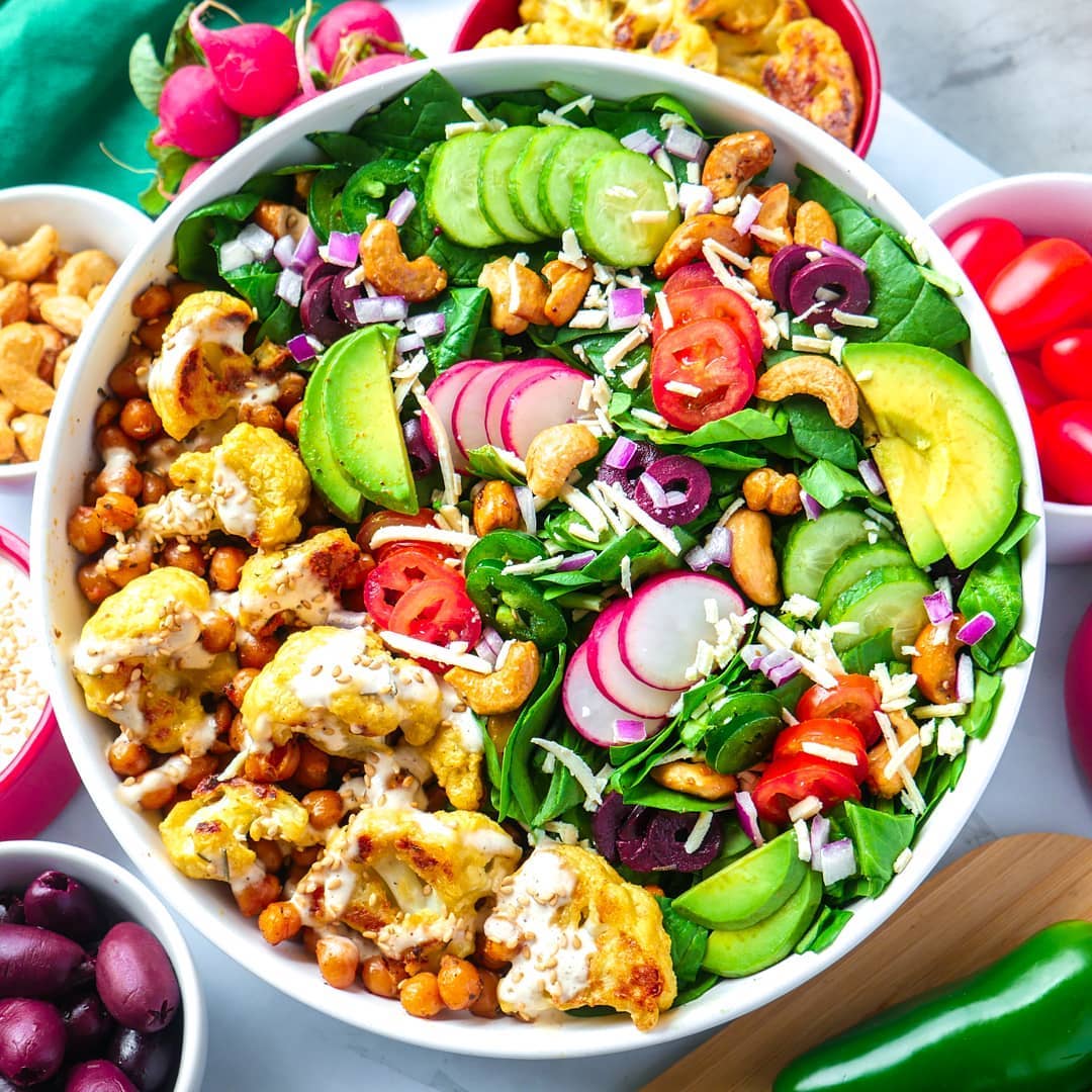 Vegan Loaded Salad Bowl