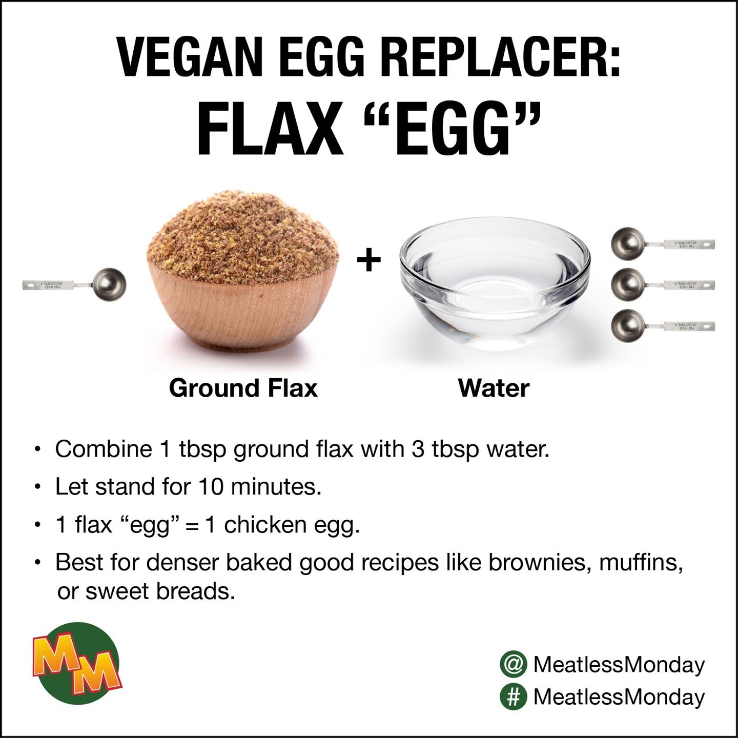 Flax Egg Substitute for Egg-Free Baking