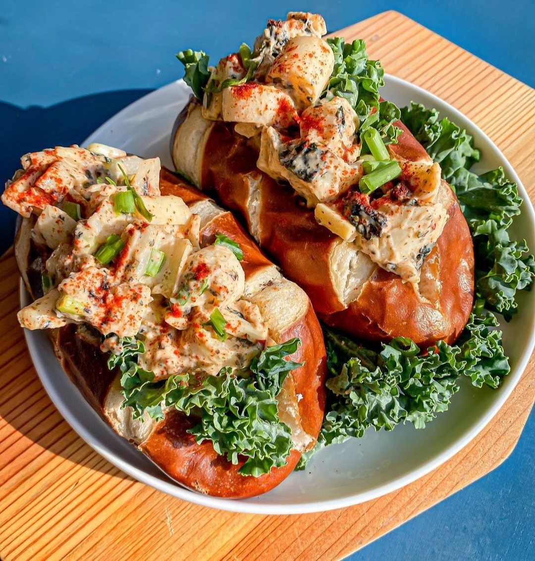 Vegan Hearts of Palm Lobster Roll