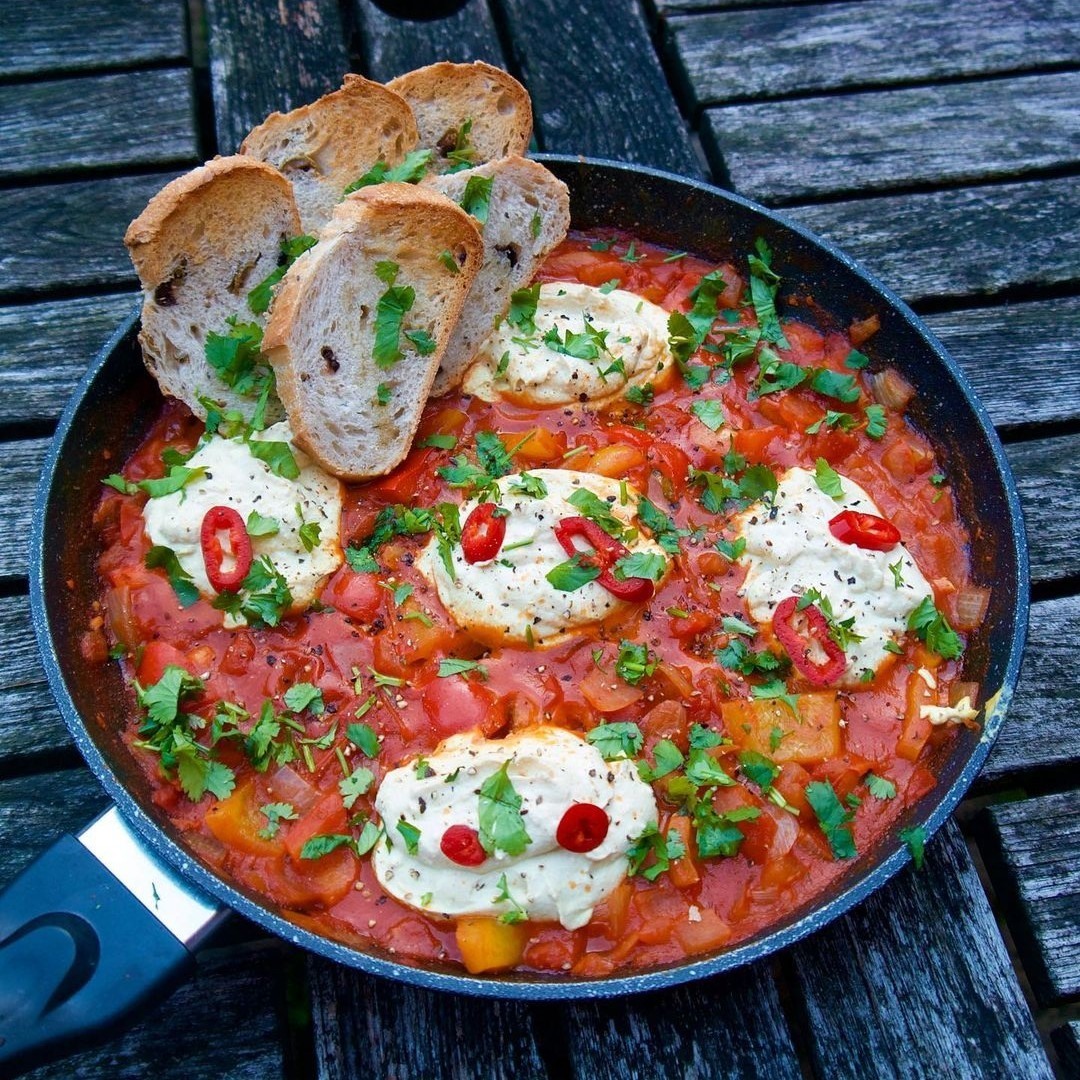 Vegan Tofu Shakshuka Breakfast