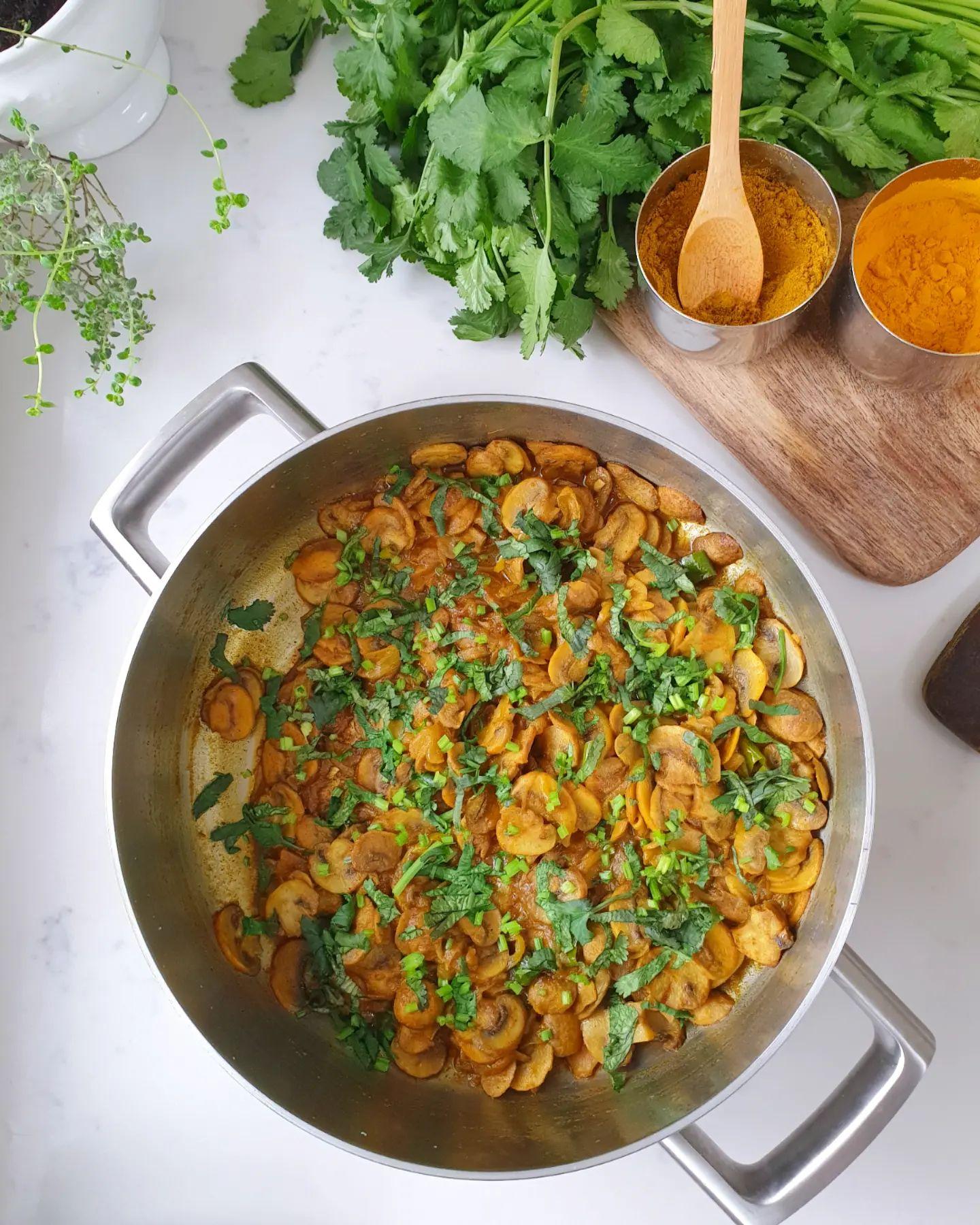 Mushroom Bazi with Spices