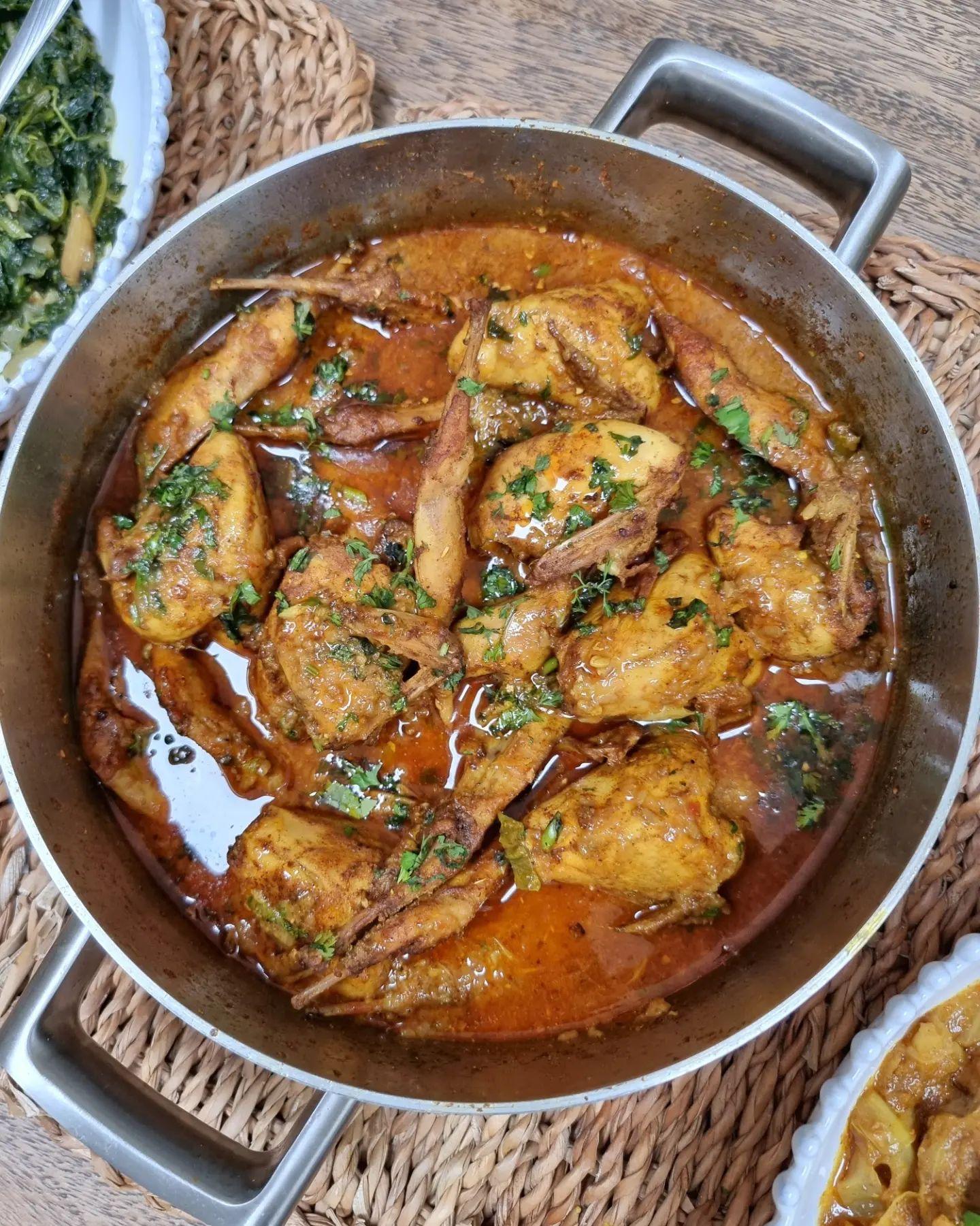 Quail Curry with Aromatic Spices and Masala