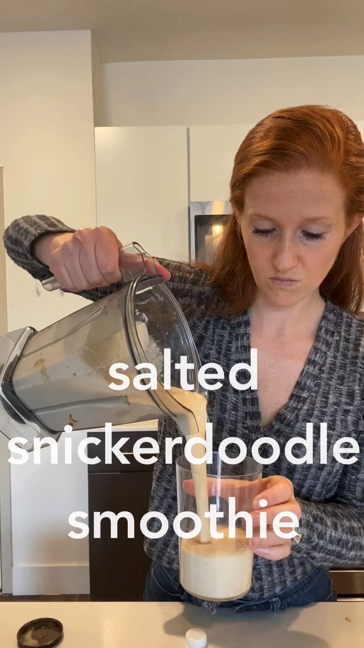 Salted Snickerdoodle Smoothie
