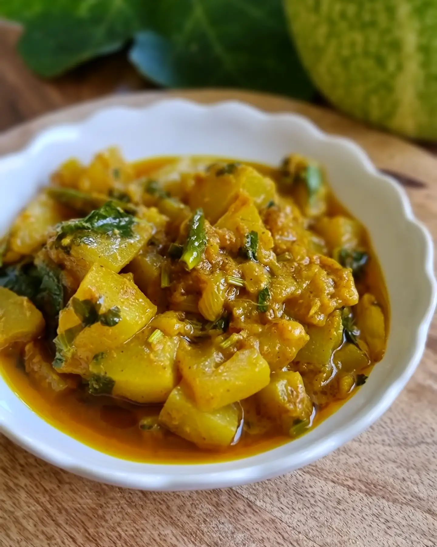 Vegan Gourd Curry (Khodur Niramisha)