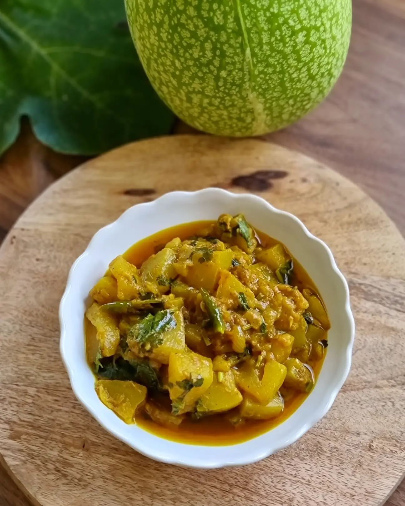 Vegan Gourd Curry (Khodur Niramisha)