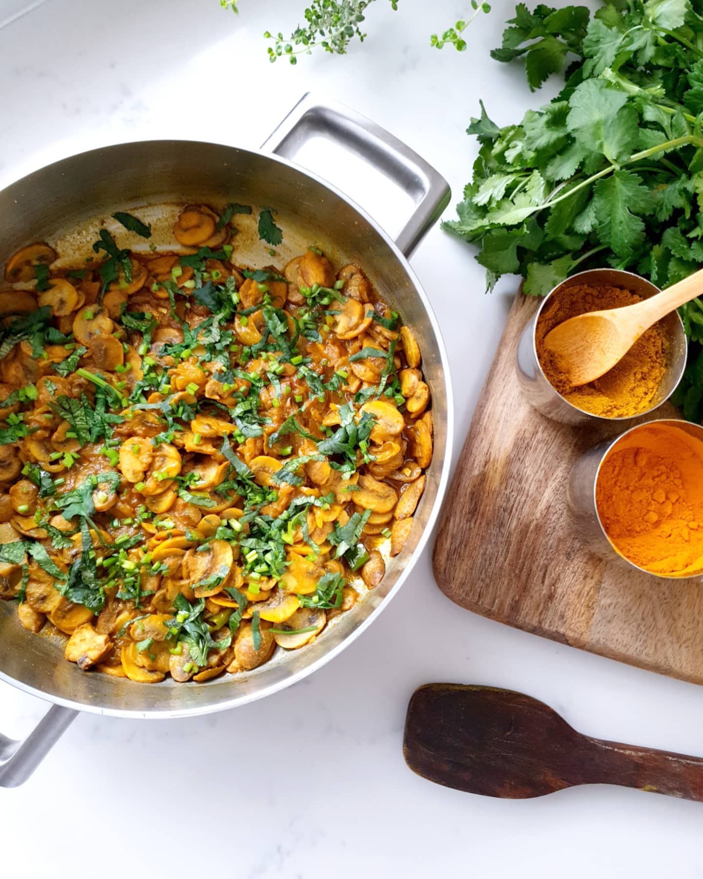 Delicious Mushroom Bazi with Spices