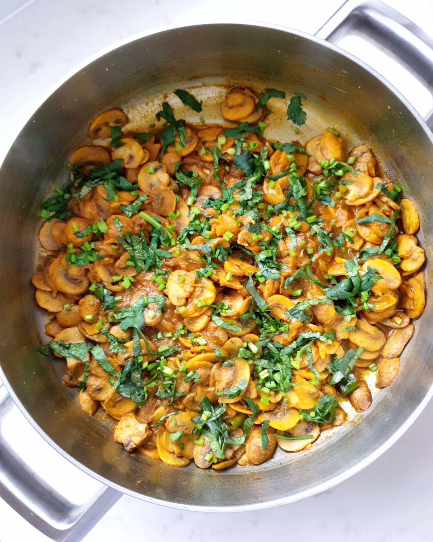 Delicious Mushroom Bazi with Spices