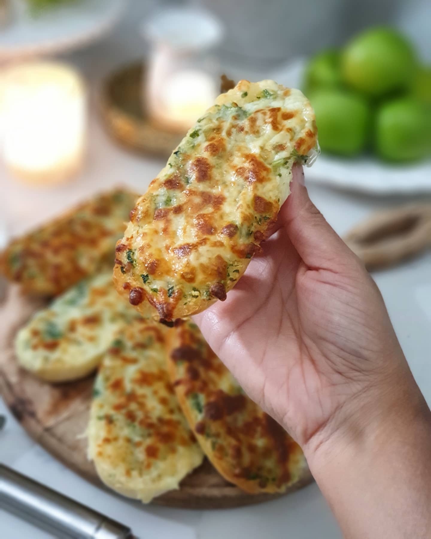 Delicious Homemade Cheesy Garlic Bread