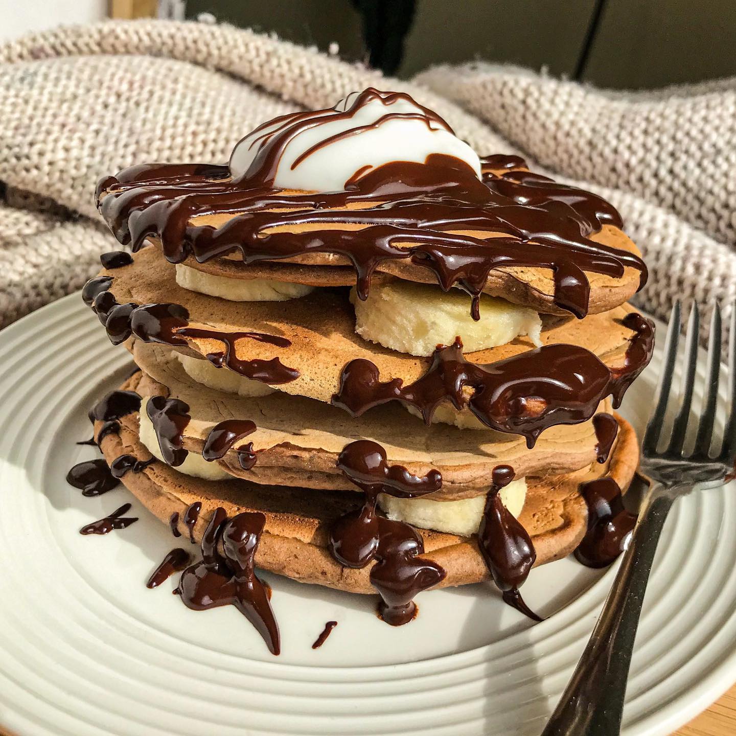 Chocolate Fudge Pancakes