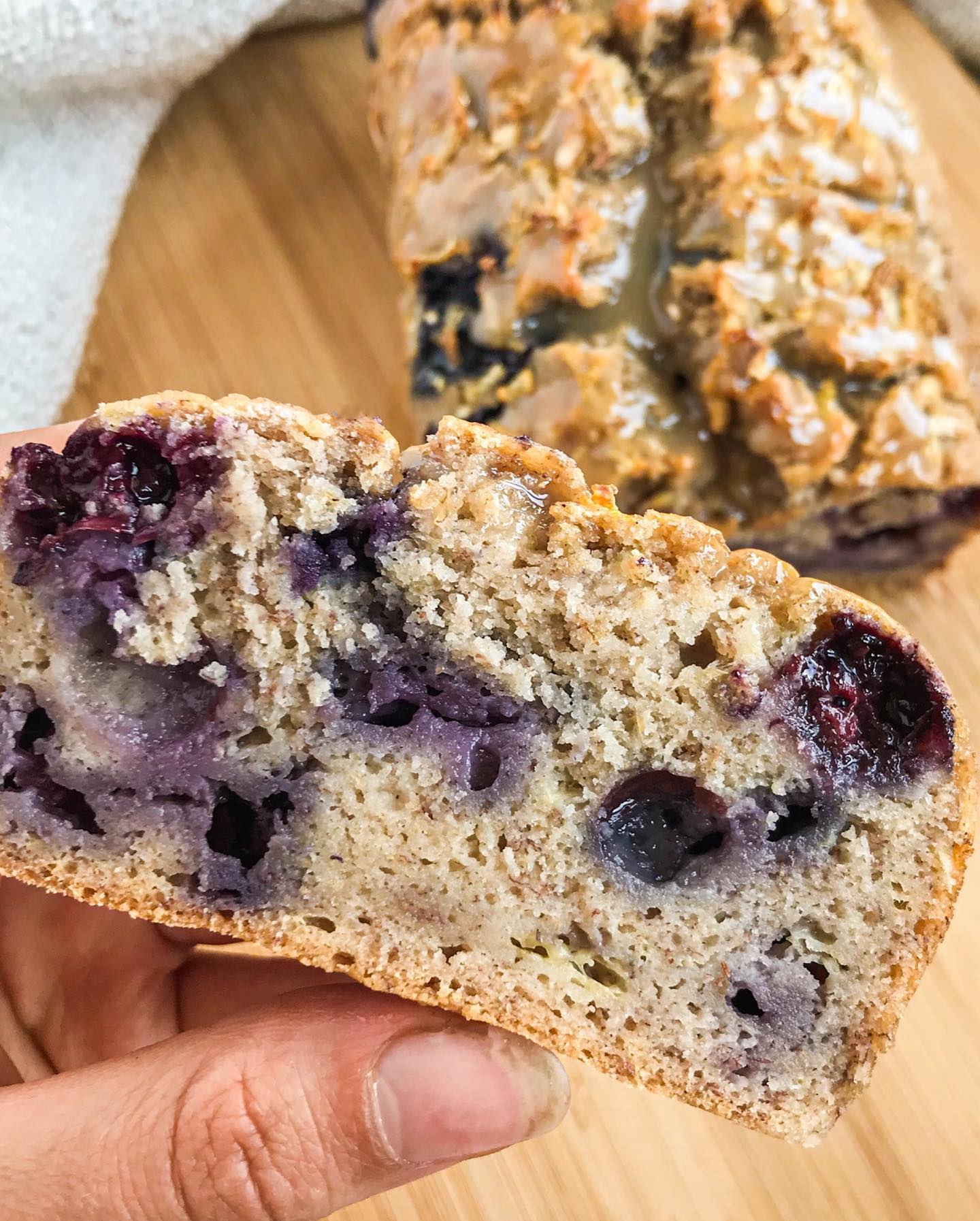 Lemon Blueberry Banana Bread Delight