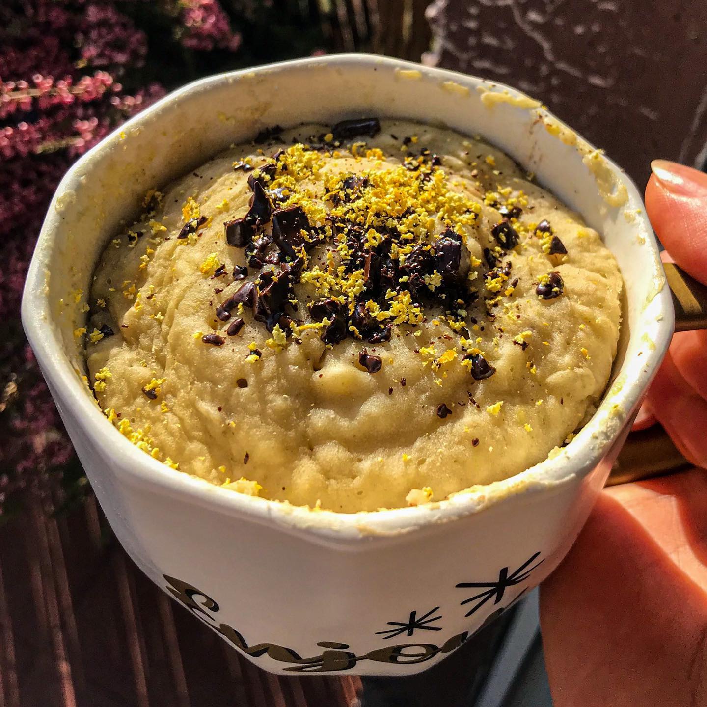 Chocolate Lemon Mug Cake