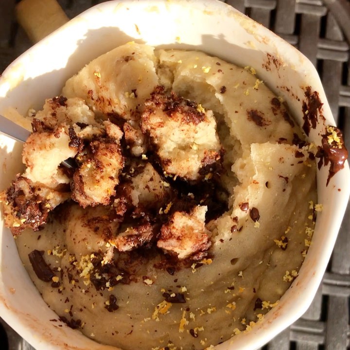 Chocolate Lemon Mug Cake